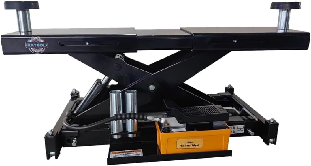 KATOOL KT-4M110PA 11,000 lb 4-Post Alignment Lift with 7,000 lb Rolling Jack