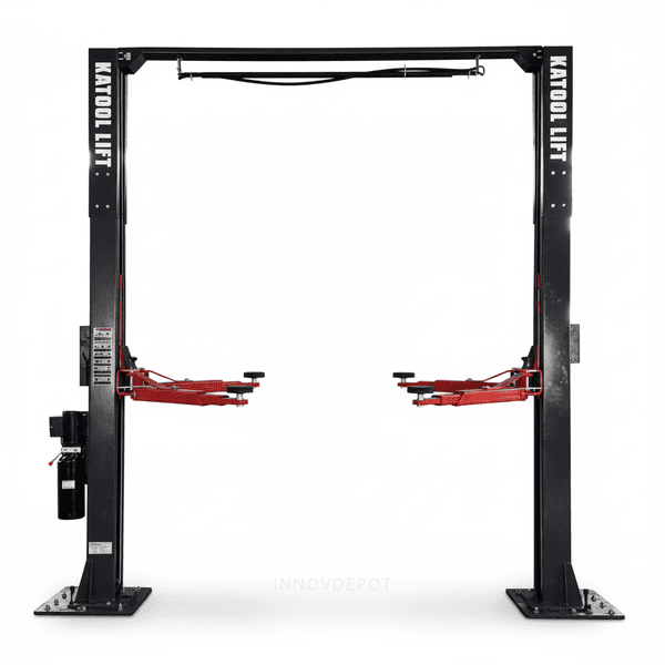 Katool AM120SD 12,000 LB Two Post Car Lift – Clear Floor Commercial Auto Lift