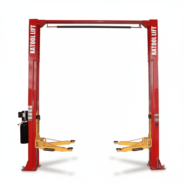 Katool KT-M110 11,000 lb Two Post Clear Floor Car Lift for Garage & Shop