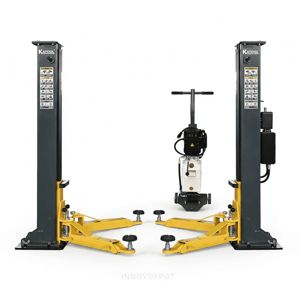 Katool PMRL-200 Portable 2 Post Car Lift – 7,000 LB Rated / 8,000 LB Tested