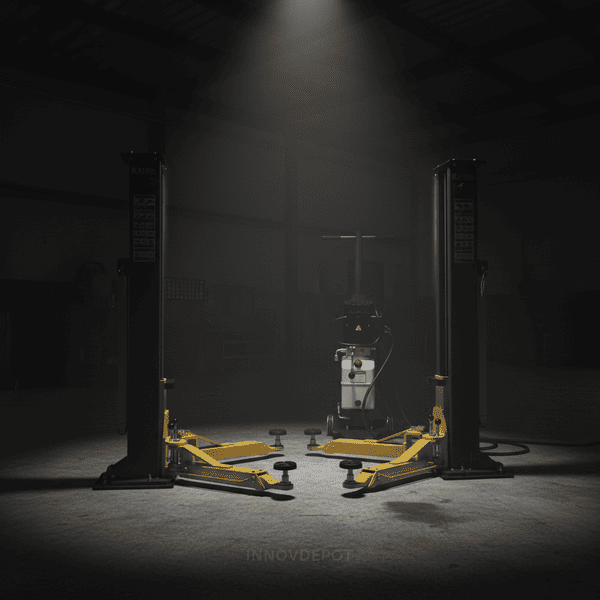 Katool PMRL-200 Portable 2 Post Car Lift – 7,000 LB Rated / 8,000 LB Tested