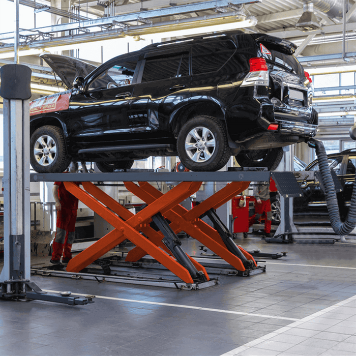 Katool KT-X85 8,000 lb Electric Mid-Rise Scissor Lift — Garage Car Lift
