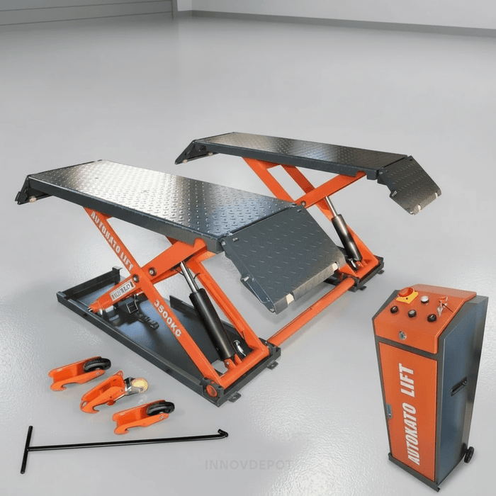 KATOOL KT-X85 Electric Mid-Rise Scissor Lift 8,000 lb Garage Car Lift