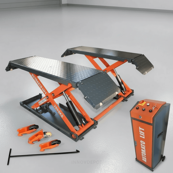 KATOOL KT-X85 Electric Mid-Rise Scissor Lift 8,000 lb Garage Car