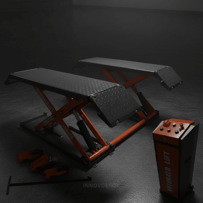 KATOOL KT-X85 Electric Mid-Rise Scissor Lift 8,000 lb Garage Car Lift