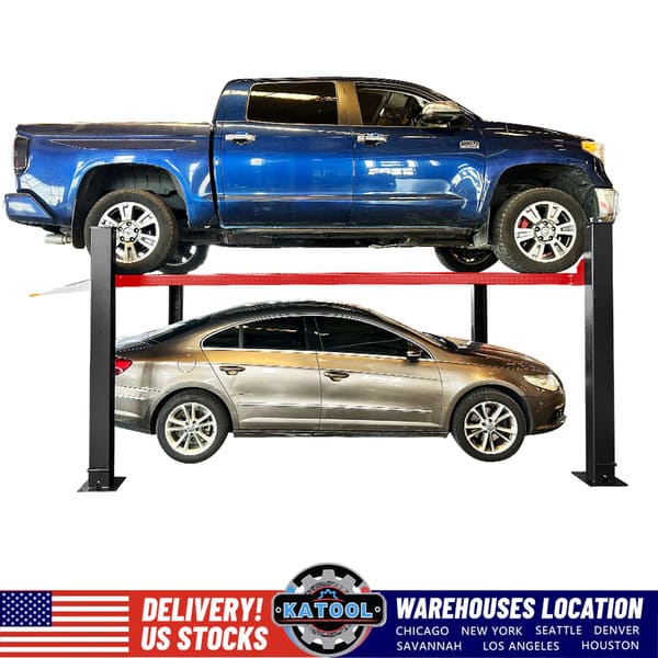 Katool KT-4H950 4-Post Car Lift | 9,500 lb Vehicle Storage Lift