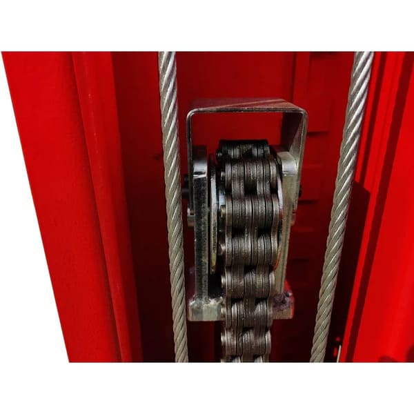 Durable Steel Cable System of Katool KT-M110 Two Post Lift for Reliable Lifting