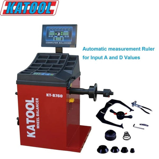 Automatic features of the Katool KT-T800 and KT-B760 tire changer and wheel balancer combo for efficient tire service operations