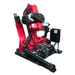 Side view of the Katool KT-308 tire changer machine showing compact storage design and hydraulic components.