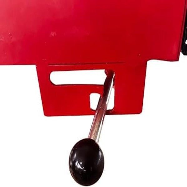 Safety lock release handle of Katool KT-MOTO150LT hydraulic motorcycle lift.