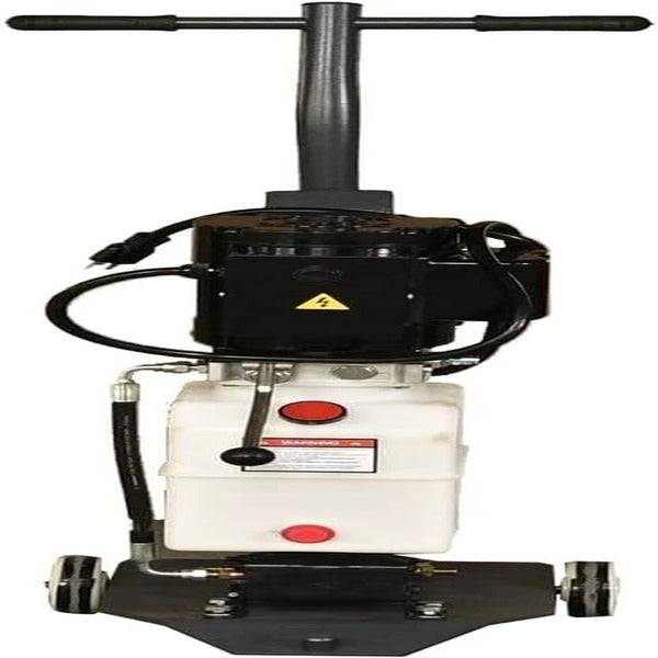 Close-up of the Katool KT-PMRL200 power unit with hydraulic pump and handle.