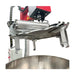 Close-up of the Katool KT-RPM80 rim polishing machine head with heavy-duty polishing attachments for precision alloy wheel finishing.
