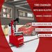 Katool KT-T810 tire changer machine with bead blaster in auto repair shop, ideal for garages.