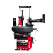 Katool KT-T855 tire changer holding a mounted tire, heavy-duty workshop equipment.