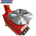 Turntable clamping platform of Katool KT-T800 tire changer for mounting and removing tires.