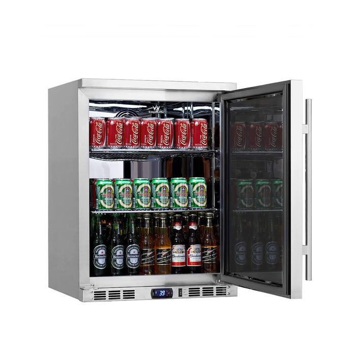 Kings Bottle 24 Inch Glass Door Under Counter Steak Ager Fridge