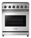 Thor Kitchen 30-Inch Gas Range with 5 Burners, 4.55 cu. ft Oven in Stainless Steel (LRG3001U)