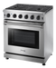 Thor Kitchen 30-Inch Gas Range with 5 Burners, 4.55 cu. ft Oven in Stainless Steel (LRG3001U)