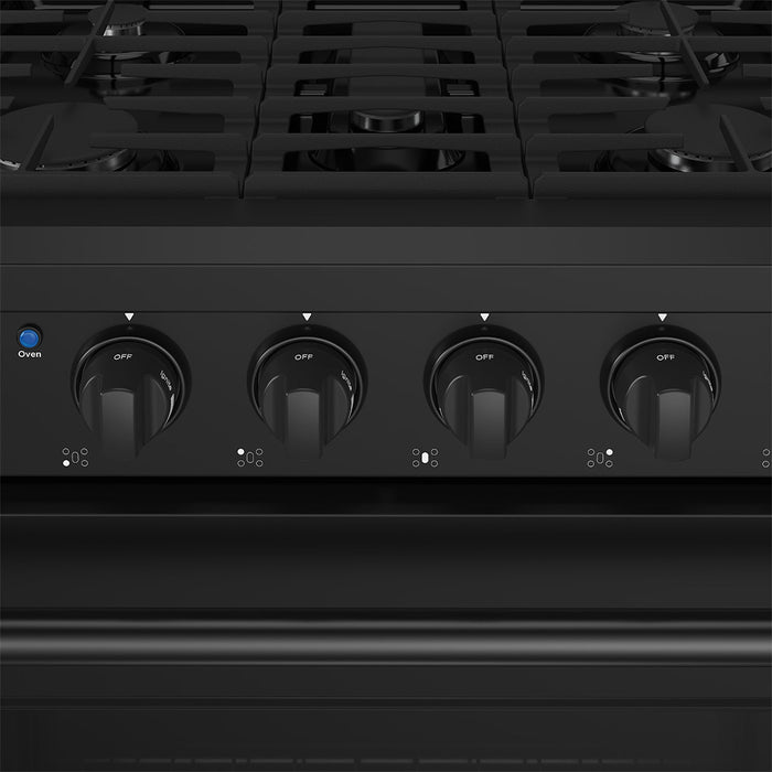 Thor Kitchen 30 Inch L-Series Professional Liquid Propane Range in Black (LRG3001UBLP)