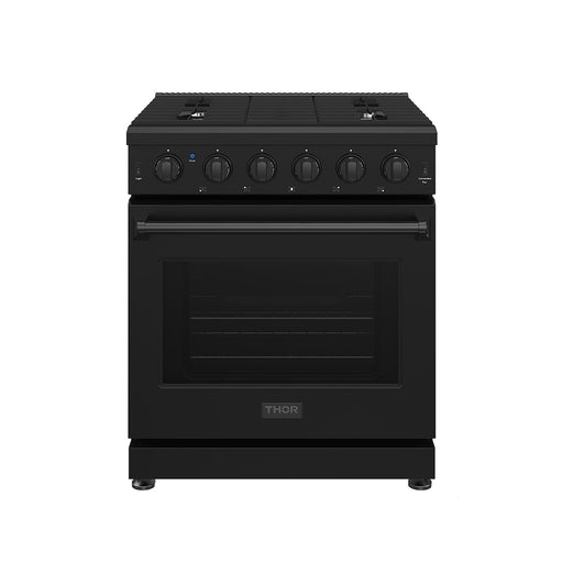 Thor Kitchen 30 Inch L-Series Professional Gas Range in Black