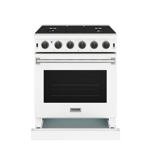 Thor Kitchen 30 Inch L-Series Professional Liquid Propane Range in White