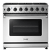 Thor Kitchen 36-Inch 6.0 Cu. Ft Single Oven Professional Gas Range in Stainless Steel (LRG3601U)