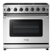 Thor Kitchen 36-Inch 6.0 Cu. Ft Single Oven Professional Gas Range in Stainless Steel (LRG3601U)