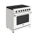 Thor Kitchen 36 Inch L-Series Professional Gas Range in White (LRG3601UW)