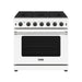 Thor Kitchen 36 Inch L-Series Professional Liquid Propane Range in White