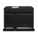 Thor Kitchen 48 Inch L-Series Professional Liquid Propane Range in Black - front side drawer open