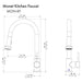 ZLINE Monet Kitchen Faucet in Matte Black (MON-KF-MB)