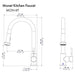 ZLINE Monet Kitchen Faucet in Brushed Nickel (MON-KF-BN)