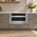 Cosmo 30 in. Built-in Microwave Drawer with Automatic Presets, Touch Controls, Defrosting Rack and 1.2 cu. ft. Capacity in Stainless Steel - COS-MWD3012NHSS