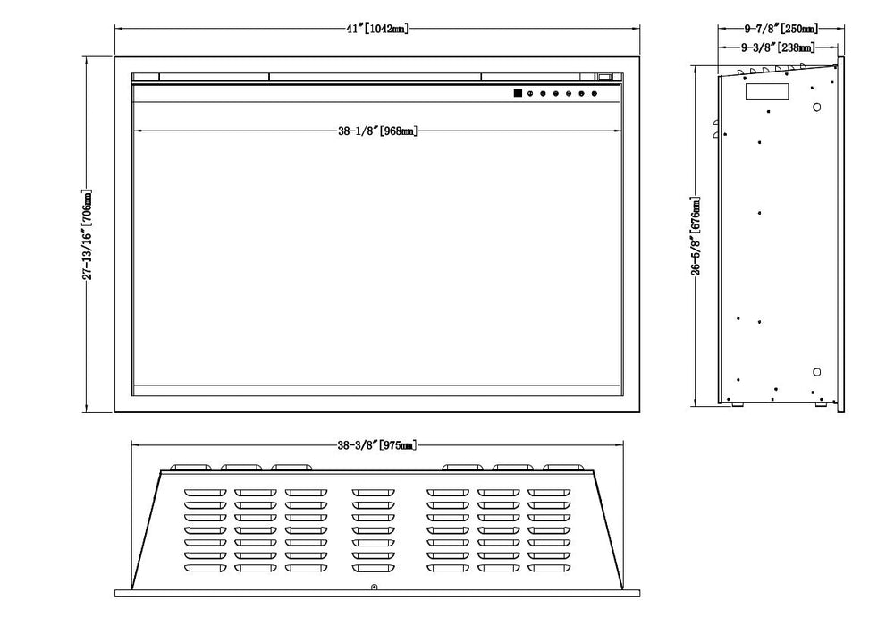 OR42-TRAD-V2 dimensions diagram