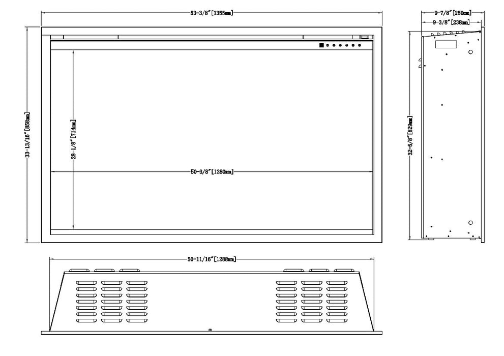 OR54-TRAD-V2 dimensions diagram