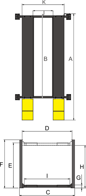 AMGO 407-P 4-Post Car Lift – Compact Space-Saver Design