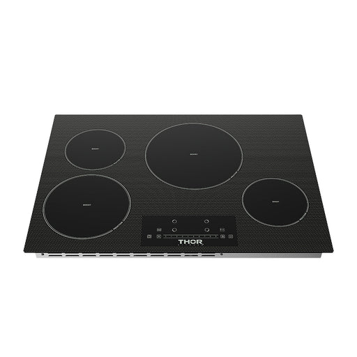 Thor Kitchen 30 in. 4 Burner Element Induction Cooktop in Black with Touch Controls (PIH30)