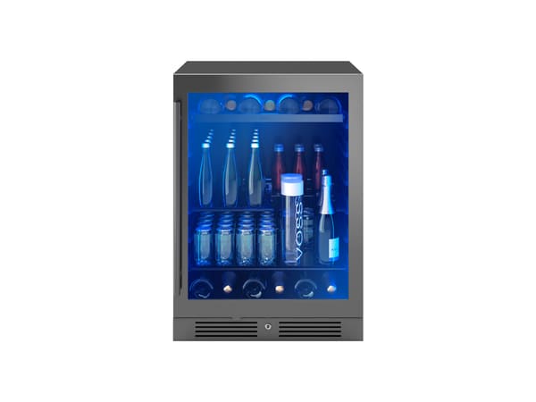 ZEPHYR Black Stainless Single Zone Beverage Cooler PRB24C01CBSG