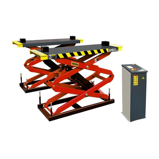 AMGO XL-10F 10,000 lb Flush Mount Scissor Lift