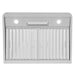 Cosmo 30 in. Ducted Under Cabinet Range Hood in Stainless Steel with Push Button Controls, LED Lighting and Permanent Filters - COS-QB75
