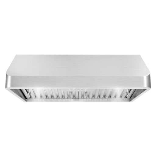 Cosmo 30 in. Ducted Under Cabinet Range Hood in Stainless Steel with Push Button Controls, LED Lighting and Permanent Filters - COS-QB75