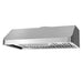 Cosmo 36" Under Cabinet Stainless Steel Range Hood with Push Button Controls - COS-QB90