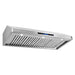 Cosmo 48 in. Ducted Under Cabinet Range Hood with Soft-Touch Controls, Permanent Filters, 4-Speed Fan, LED Lights in Stainless Steel - COS-QS48