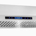 Cosmo 48 in. Ducted Under Cabinet Range Hood with Soft-Touch Controls, Permanent Filters, 4-Speed Fan, LED Lights in Stainless Steel - COS-QS48