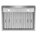 Cosmo 30 in. Ducted Under Cabinet Range Hood in Stainless Steel with Touch Display, LED Lighting and Permanent Filters - COS-QS75