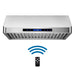 Cosmo 30 in. Ducted Under Cabinet Range Hood in Stainless Steel with Touch Display, LED Lighting and Permanent Filters - COS-QS75