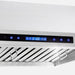 Cosmo 30 in. Ducted Under Cabinet Range Hood in Stainless Steel with Touch Display, LED Lighting and Permanent Filters - COS-QS75