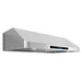 Cosmo 36 in. Ducted Under Cabinet Range Hood in Stainless Steel with Touch Display, LED Lighting and Permanent Filters - COS-QS90