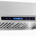 Cosmo 36 in. Ducted Under Cabinet Range Hood in Stainless Steel with Touch Display, LED Lighting and Permanent Filters - COS-QS90