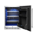 Gordon Ramsay THOR 24" Outdoor Beverage Cooler - Stainless Steel - light on blue